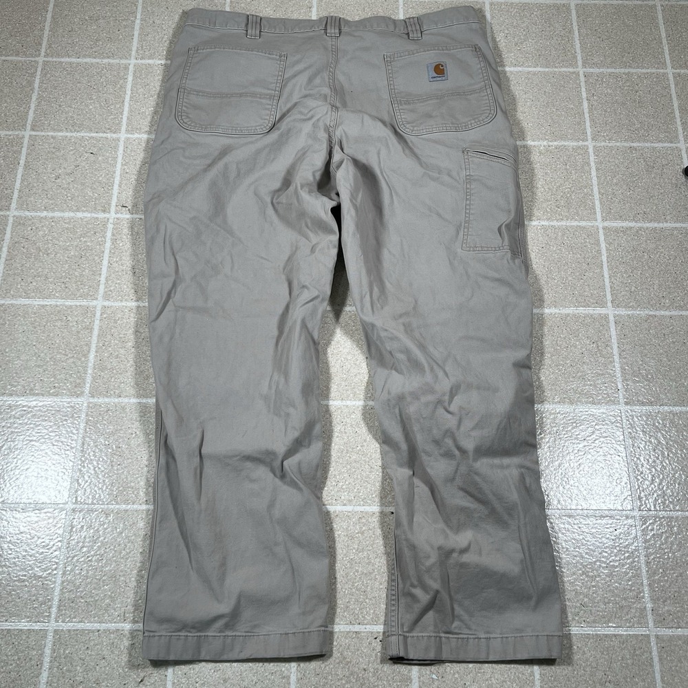 Carhartt Relaxed Fit Carpenter Work Pants Men's Size 42x32 Beige‎ 102291 232